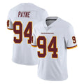 Choea W.Commanders #94 Daron Payne Player White Limited Vapor Untouchable Home Game Stitched Jerseys