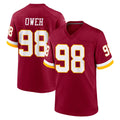 Choea W.Commanders #98 Odafe Oweh Player Burgundy Game Home Stitched Jerseys