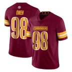 Choea W.Commanders #98 Odafe Oweh Player Burgundy Limited Vapor Home Game Stitched Jerseys