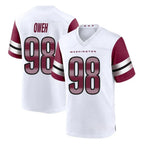Choea W.Commanders #98 Odafe Oweh Player White Game Home Stitched Jerseys