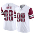 Choea W.Commanders #98 Odafe Oweh Player White Limited Vapor Home Game Stitched Jerseys