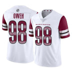 Choea W.Commanders #98 Odafe Oweh Player White Limited Vapor Home Game Stitched Jerseys