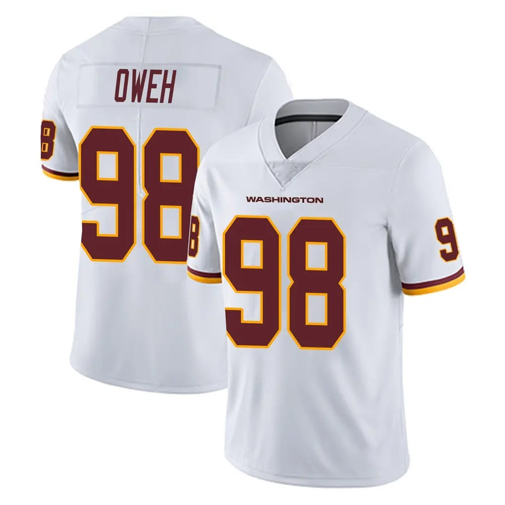 Choea W.Commanders #98 Odafe Oweh Player White Limited Vapor Untouchable Home Game Stitched Jerseys