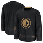 Choea W.Jets Black 2024 Military Appreciation Practice Jerseys