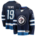 Choea W.Jets #19 Jonathan Toews Navy Home Breakaway Jerseys