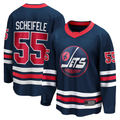 Choea W.Jets #55 Mark Scheifele Navy Breakaway Jerseys