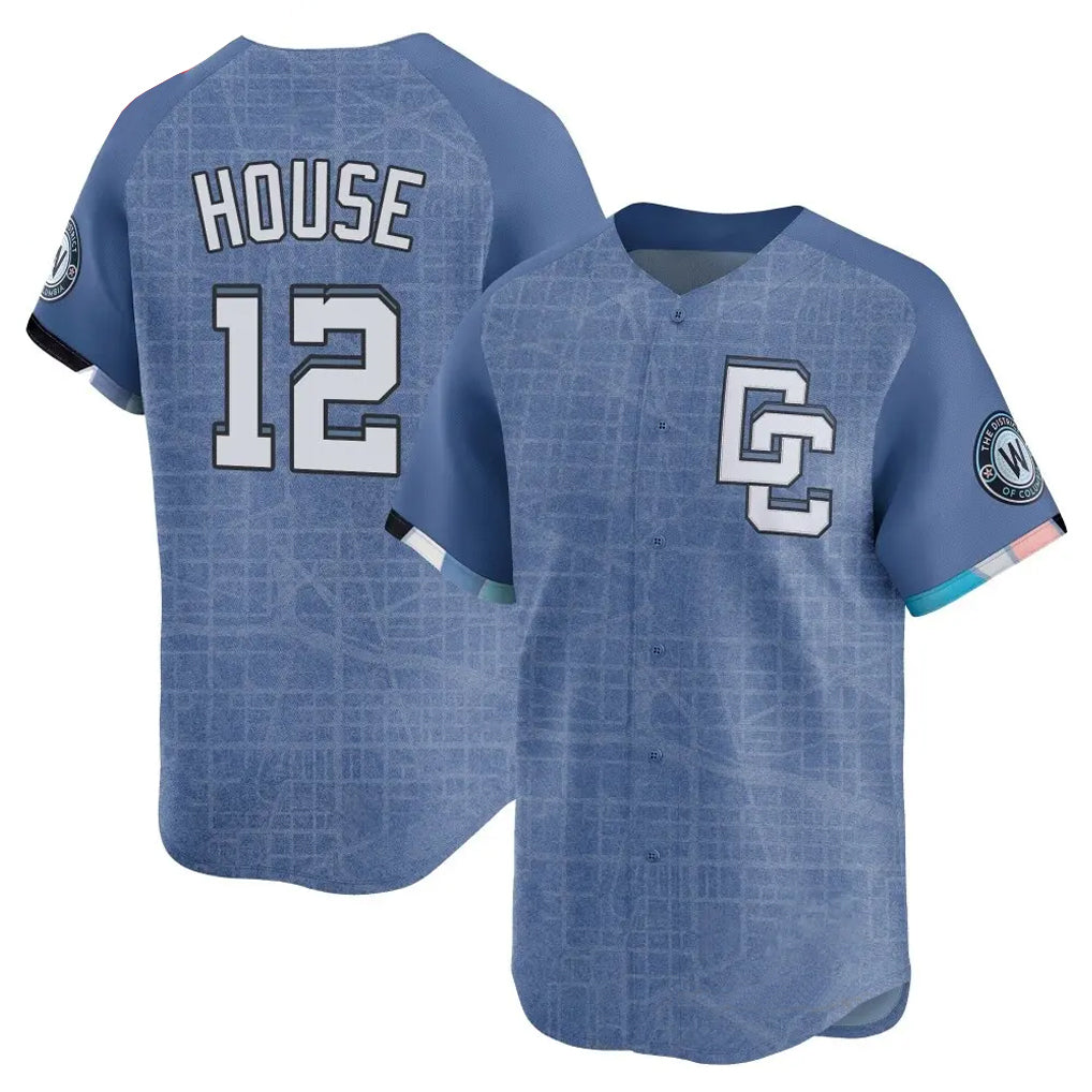Choea W.Nationals #12 Brady House Player Blue Limited City Connect Stitched Jerseys