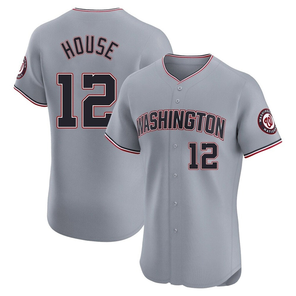 Choea W.Nationals #12 Brady House Player Gray City Connect Elite Alternate Stitched Jerseys