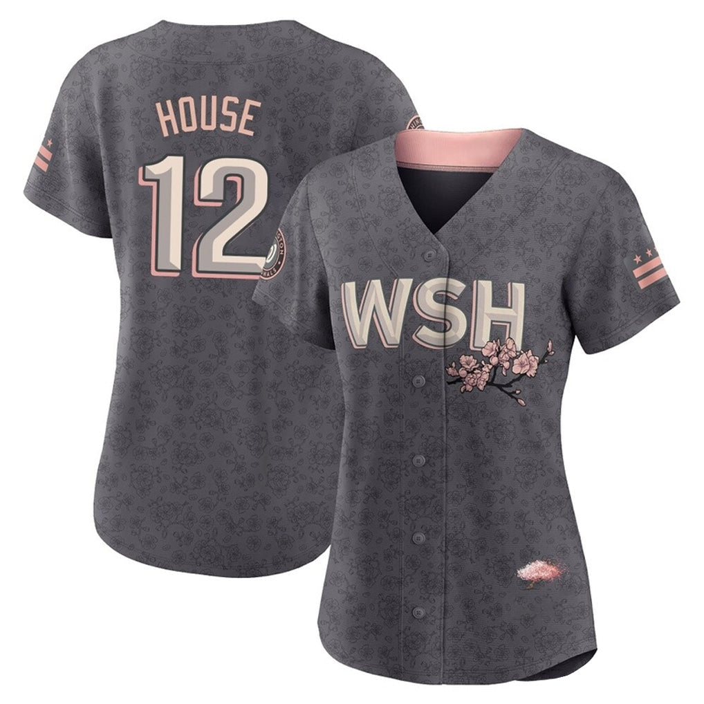 Choea W.Nationals #12 Brady House Player Gray City Connect Stitched Jerseys