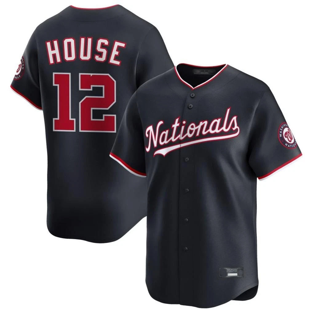 Choea W.Nationals #12 Brady House Player Navy Alternate Limited Game Stitched Jerseys