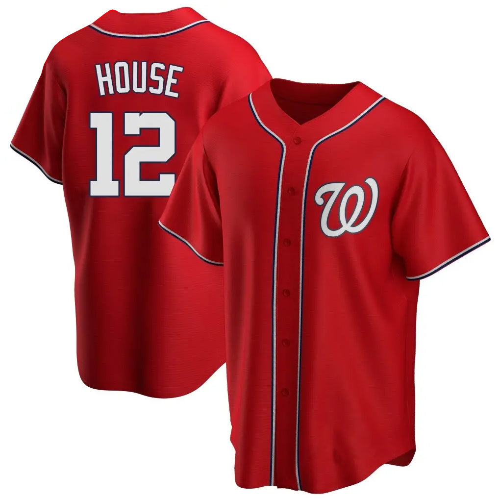 Choea W.Nationals #12 Brady House Player Red  Alternate Game Stitched Jerseys