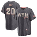 Choea W.Nationals #20 Keibert Ruiz Player Gray City Connect Stitched Jerseys