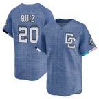 Choea W.Nationals #20 Keibert Ruiz Player Light Blue Limited City Connect Stitched Jerseys