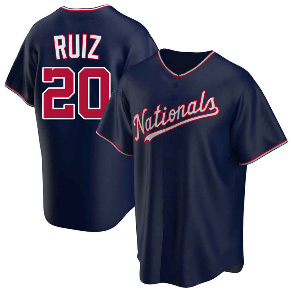 Choea W.Nationals #20 Keibert Ruiz Player Navy Replica Game Stitched Jerseys
