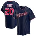 Choea W.Nationals #20 Keibert Ruiz Player Navy Replica Game Stitched Jerseys