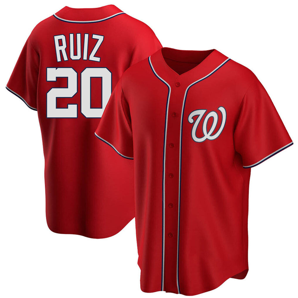 Choea W.Nationals #20 Keibert Ruiz Player Red Home Alternate Replica Jerseys