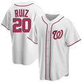 Choea W.Nationals #20 Keibert Ruiz Player White Game Stitched Jerseys