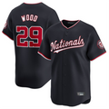 Choea W.Nationals #29 James Wood Player Navy Limited Stitched Jerseys