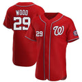 Choea W.Nationals #29 James Wood Player Red Alternate Elite Stitched Jerseys
