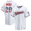 Choea W.Nationals #29 James Wood White USA 250 Fourth of July Home Stadium Jersey