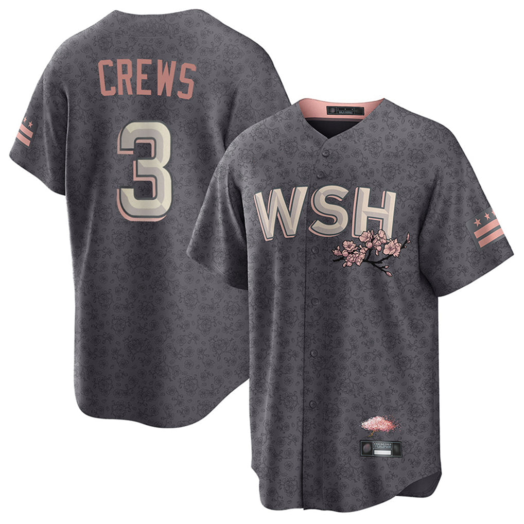 Choea W.Nationals #3 Dylan Crews Player City Connect Stitched Jerseys