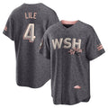 Choea W.Nationals #4 Daylen Lile Player Charcoal City Connect Limited Stitched Jerseys