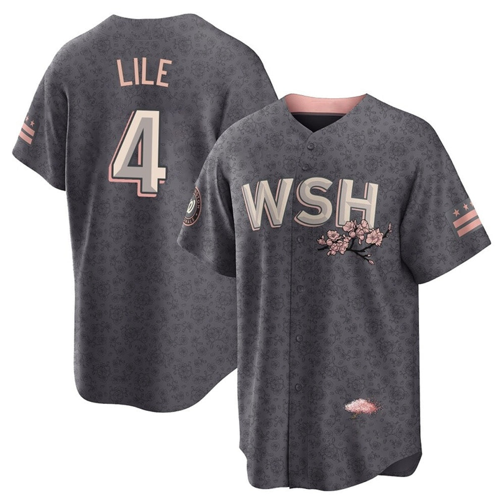 Choea W.Nationals #4 Daylen Lile Player Charcoal City Connect Limited Stitched Jerseys