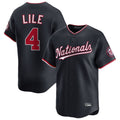 Choea W.Nationals #4 Daylen Lile Player Navy Alternate Limited Replica Stitched Jerseys