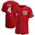 Choea W.Nationals #4 Daylen Lile Player Red Alternate Elite Stitched Jerseys