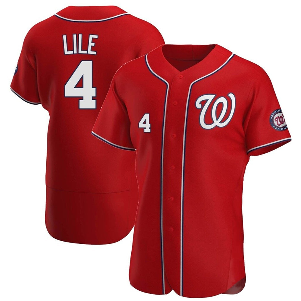 Choea W.Nationals #4 Daylen Lile Player Red Alternate Elite Stitched Jerseys
