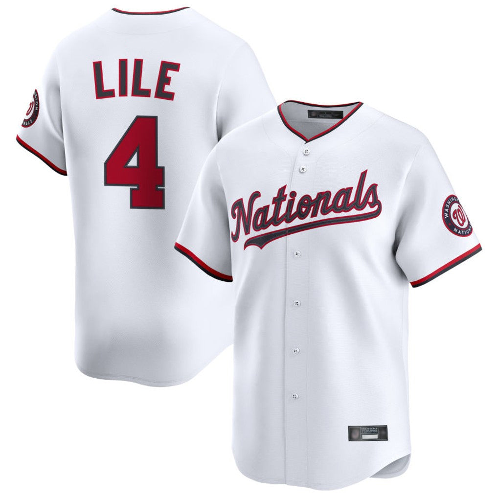 Choea W.Nationals #4 Daylen Lile Player White Alternate Limited Replica Stitched Jerseys