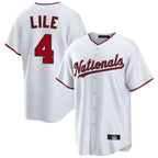 Choea W.Nationals #4 Daylen Lile Player White Replica Game Stitched Jerseys