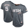 Choea W.Nationals #5 CJ Abrams Player Charcoal City Connect Limited Stitched Jerseys