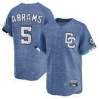 Choea W.Nationals #5 CJ Abrams Player Blue City Connect Limited Stitched Jerseys
