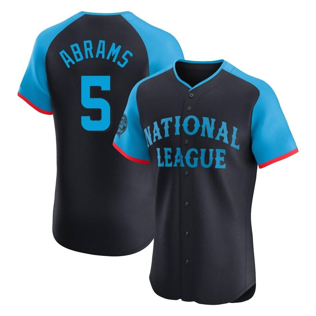 Choea W.Nationals #5 CJ Abrams Player Navy Elite National League All-Star Game Stitched Jerseys