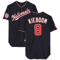 Choea W.Nationals #8 Carter Kieboom Player Navy Home Game Stitched Jerseys