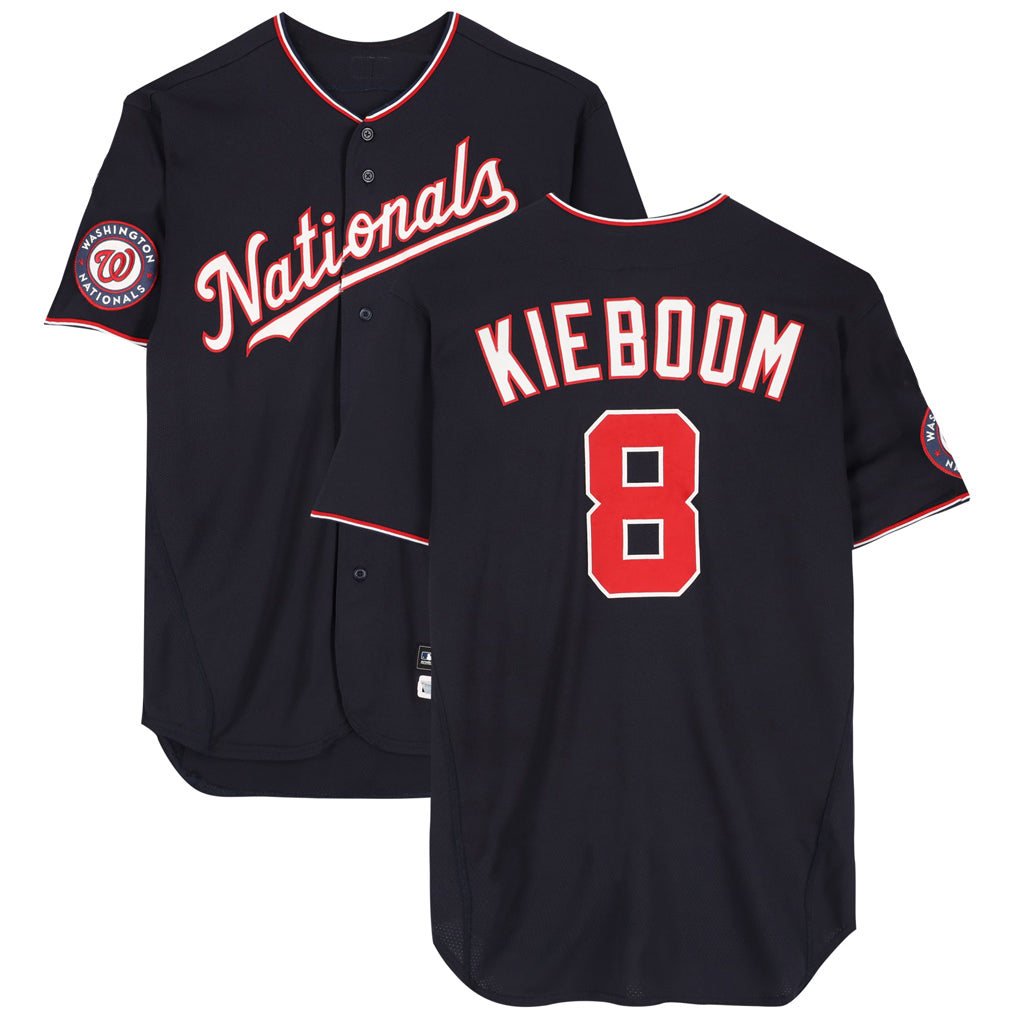 Choea W.Nationals #8 Carter Kieboom Player Navy Home Game Stitched Jerseys