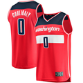 Choea W.Wizards #0 Bilal Coulibaly Red Fast Break Replica Jerseys - Icon Edition