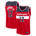 Choea W.Wizards #12 Tre Johnson III Red Fast Break Replica Jerseys - Icon Edition