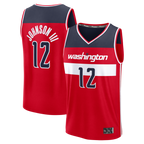 Choea W.Wizards #12 Tre Johnson III Red Fast Break Replica Jerseys - Icon Edition