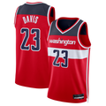 Choea W.Wizards #23 Anthony Davis Red Swingman Jerseys - Icon Edition