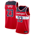 Choea W.Wizards #23 Anthony Davis Red Swingman Jerseys - Icon Edition