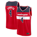 Choea W.Wizards #4 AJ Dybantsa Red 2026 Draft First Round Pick Fast Break Jersey s- Icon Edition