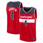 Choea W.Wizards #4 AJ Dybantsa Red 2026 Draft First Round Pick Fast Break Jersey s- Icon Edition