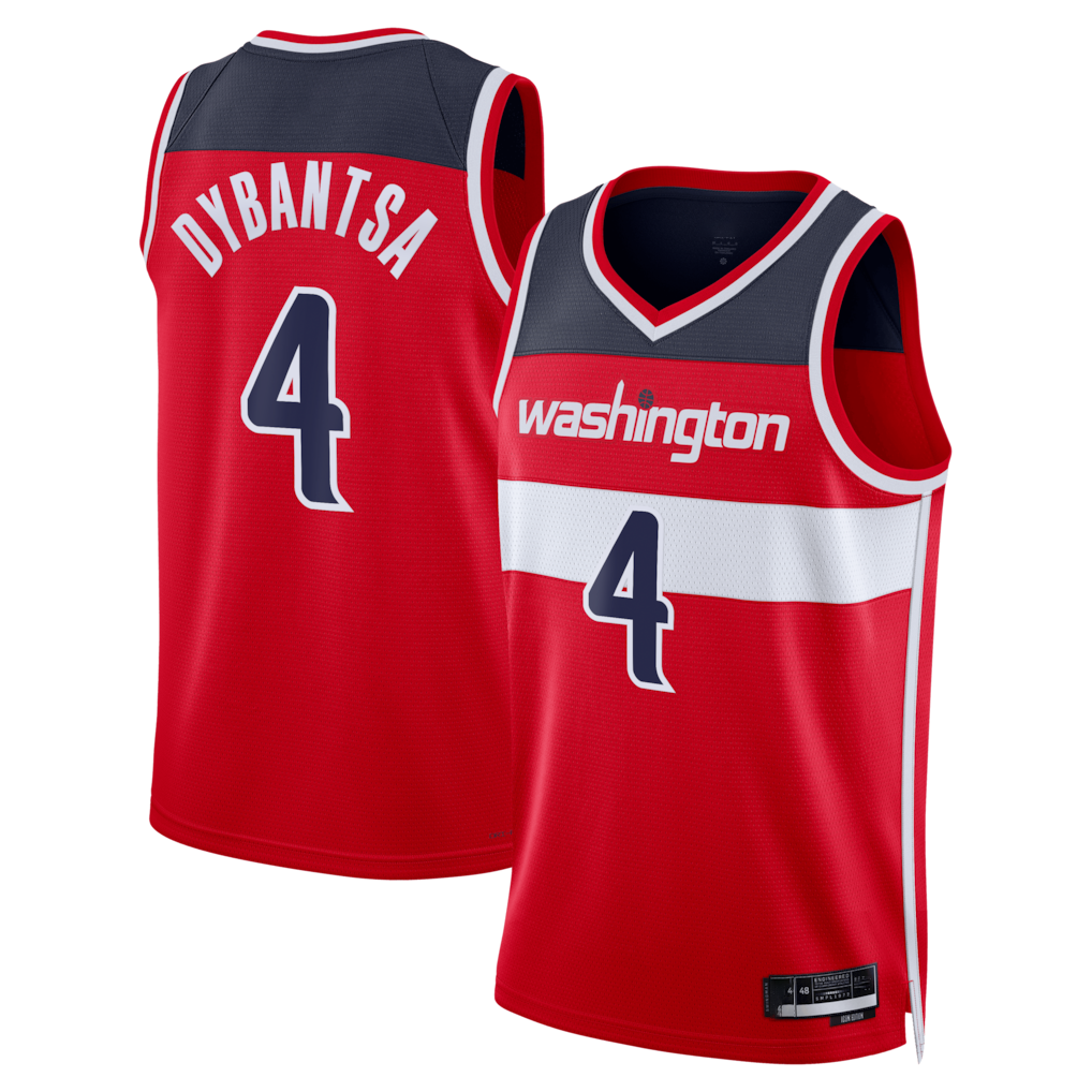 Choea W.Wizards #4 AJ Dybantsa Red 2026 Draft Swingman Jerseys - Icon Edition
