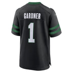 Choea NY.Jets #1 Ahmad Sauce Gardner Legacy Black Alternate Game Jersey