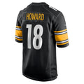 Choea P.Steelers #18 Will Howard Black Team Game Jersey