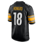 Choea P.Steelers #18 Will Howard Black Team Game Jersey