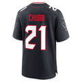 Choea H.Texans #21 Nick Chubb Navy Team Game Jersey