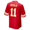 Choea KC.Chiefs #11 Jalen Royals Red Team Game Jersey